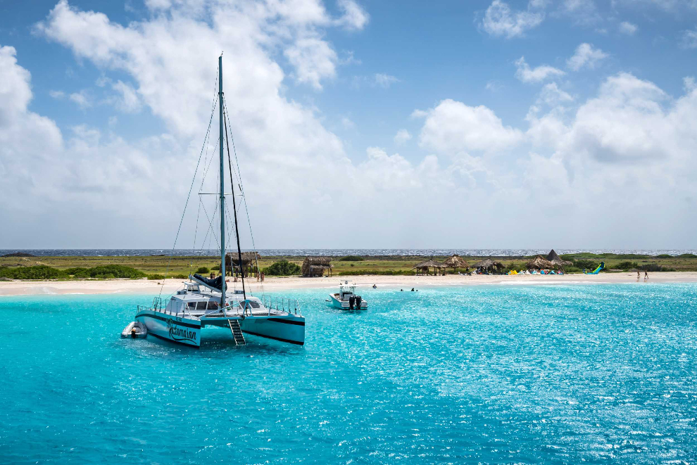 Klein Curacao Catamaran Cruise Beach Break
