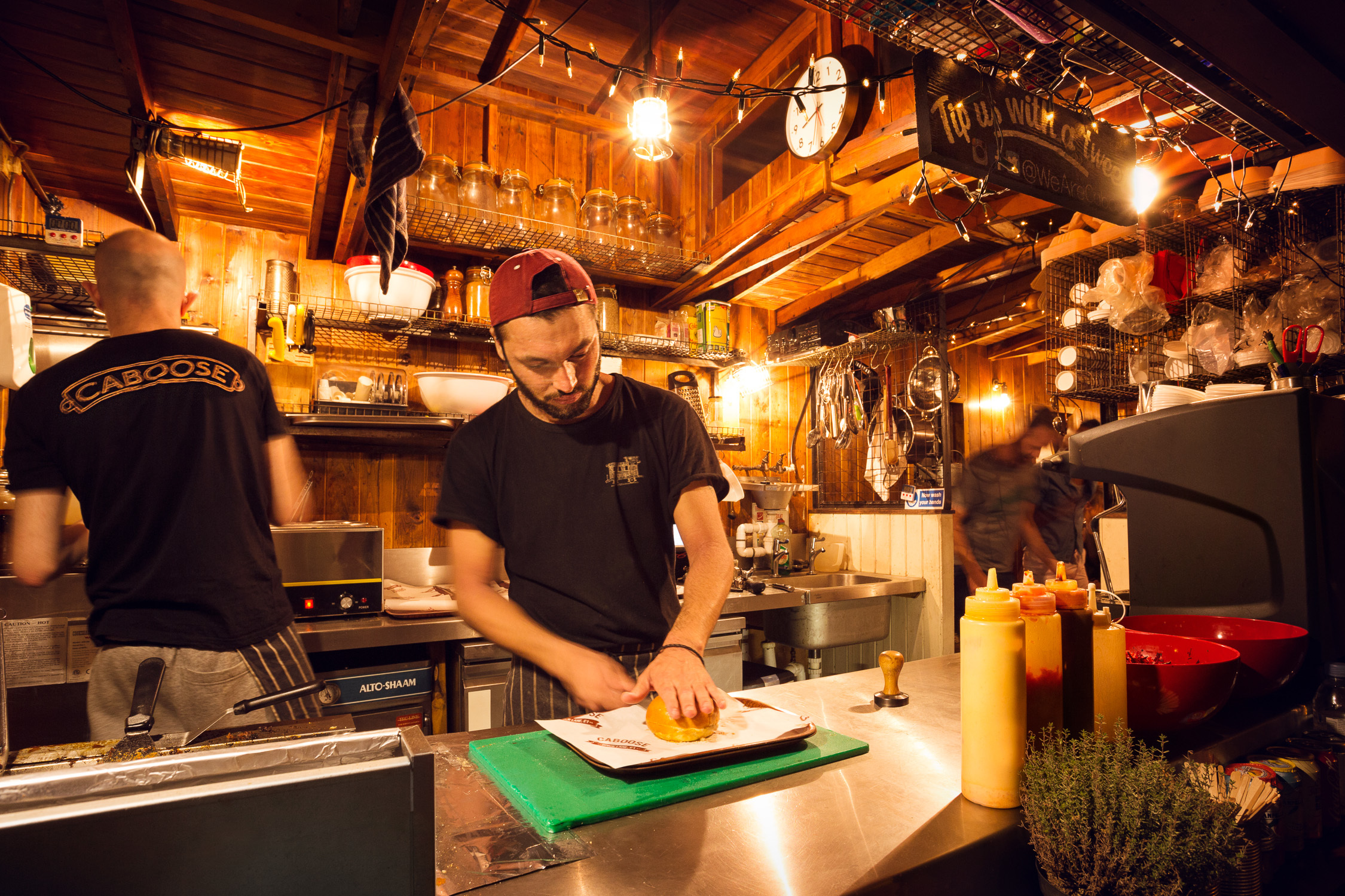 Private Cabin Dining at Caboose